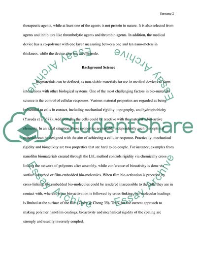 Polymer Nanofilm Coatings