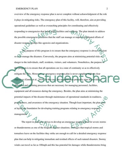 Emergency Response Plan