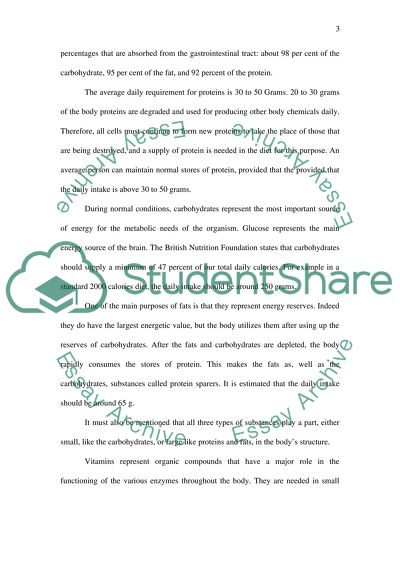 The Importance of Proper Nutrition