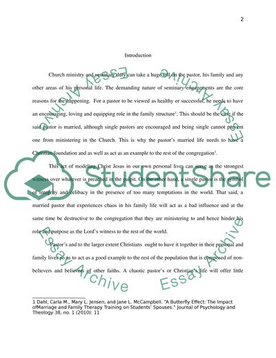 Ministry Integration of Baptism Project