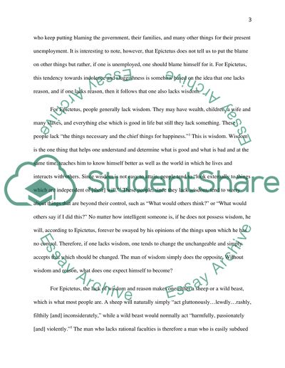 Analyzing Epictetus Major Works