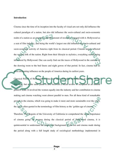 Hollywood Cinematography