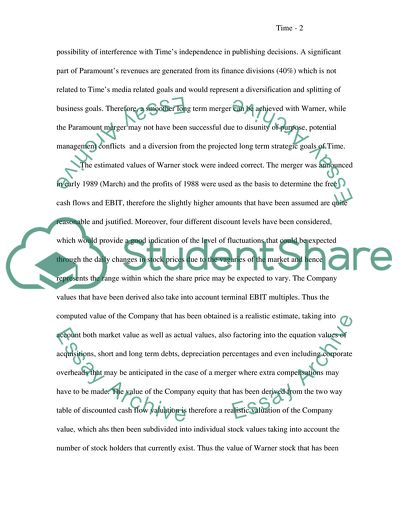 The Time-Warner merger