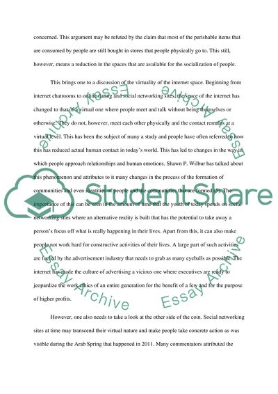 The Impact of the Internet on World Culture