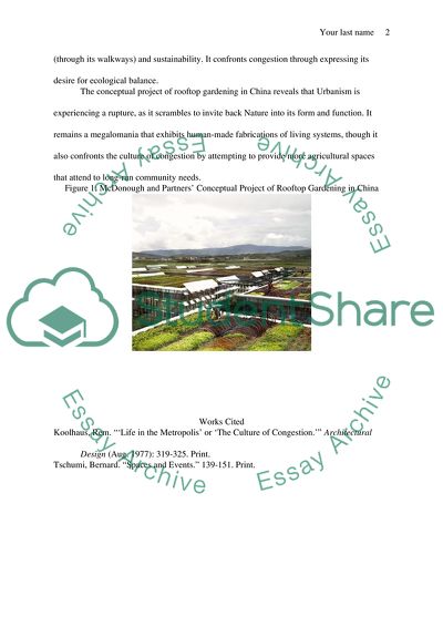 Rooftop Gardening in China: Urbanisms Megalomania and Program