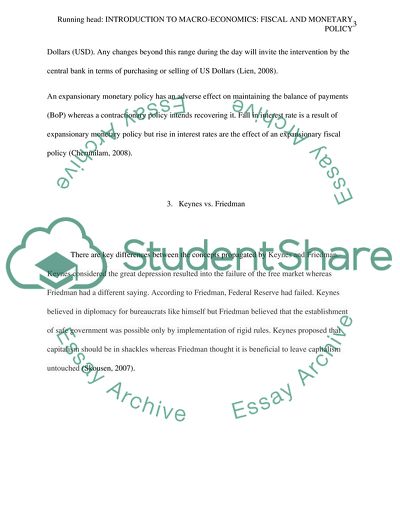 Introduction to Macro-Economics: Fiscal and Monetary Policy