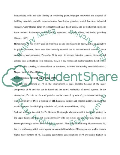 Toxic Effects on the Structure of DNA