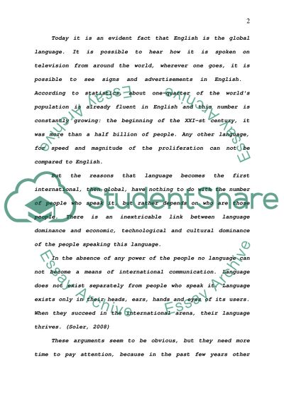 English as Todays Global Language