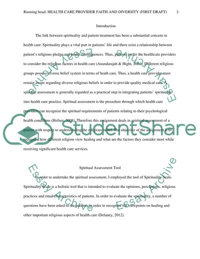 Health Care Provider Faith and Diversity