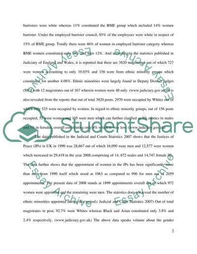 Judicial System of England and Wales