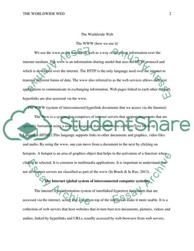 How We Use Worldwide Web