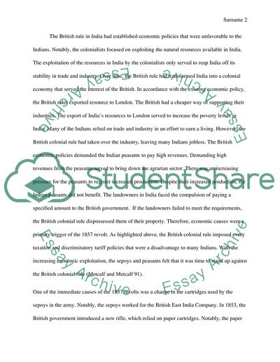 Revolt of 1857: Causes and Effects