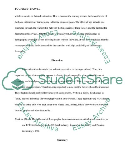 Factors That Influence How and Where Tourists Travel