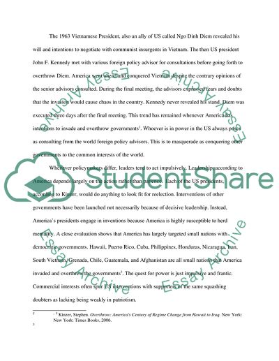 Americas Century of Regime Change