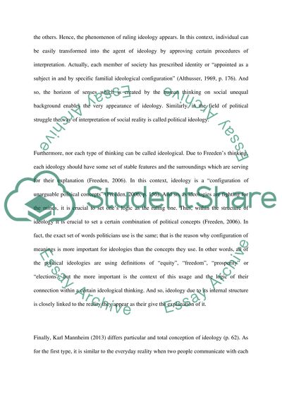 What is political ideology, and why do you subscribe to it