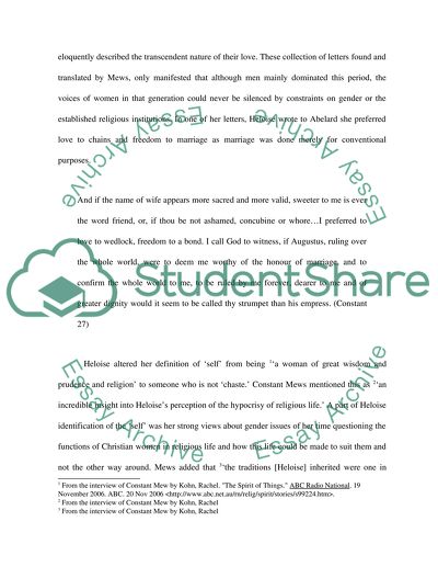 The Male and Female Self in European Civilization