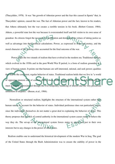 what is international relations theory essay