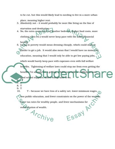 Welfare and Cost of Living