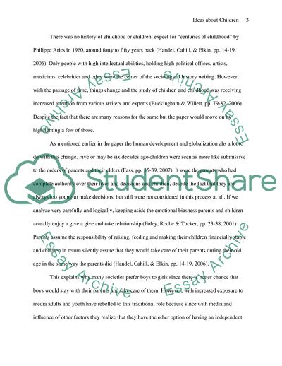 Role of Children in Changing World