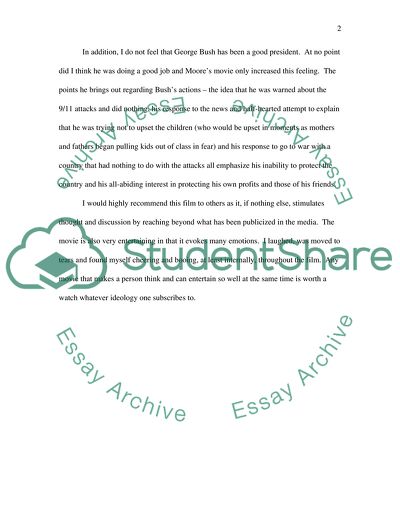 Fahrenheit 9/11 Documentary