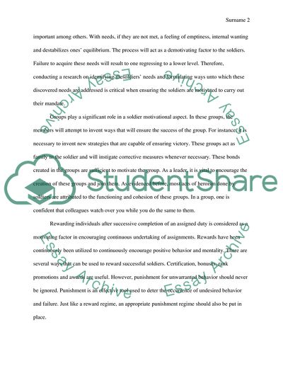 Military Corporate Culture