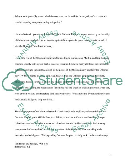 Analysis of Ottoman Empire and Islamic Tradition by Norman Itzkowitz