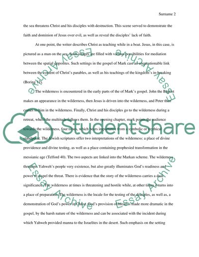 Markan Interpretation of Miracles