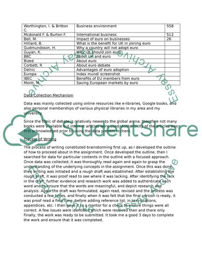 The UK Participation in Single Currency Euro