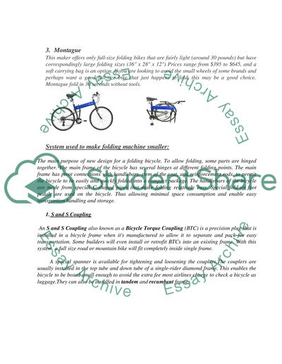Design Engineering: Folding Bicycle