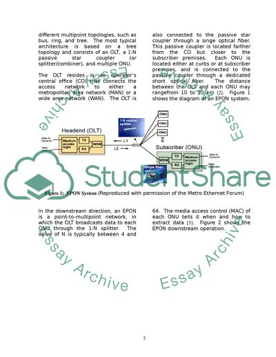 Improving the Efficiency of Light Distribution in Passive Optical Network