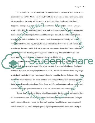 Autobiographical Narrative and Its Analysis