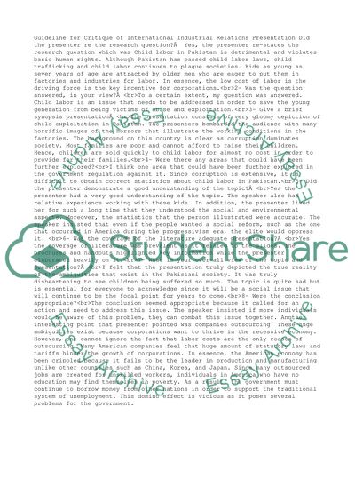 Child labour in Bakistan