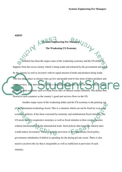 Systems Engineering for Managers