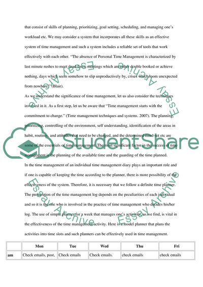 My Personal Development Planning