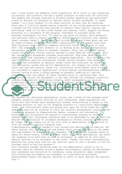 Management Strategy of Kimberly Clark Corporation