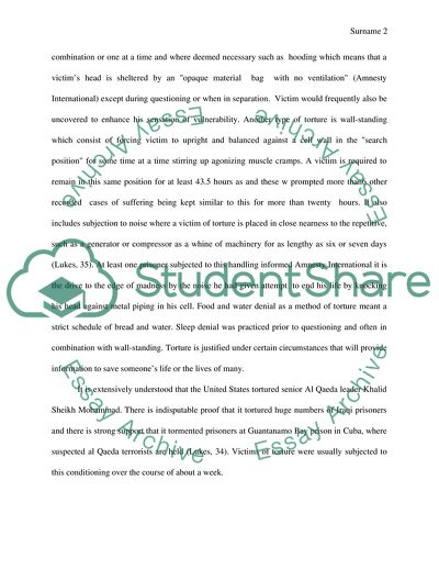 Why Torture is Justifiable