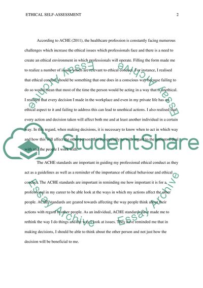 ethical evaluation essay examples