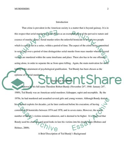 Ted Bundy Was an American Serial Murderer