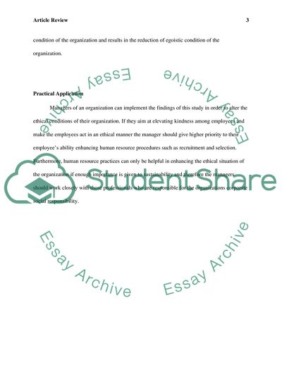 The Impact of HRM Practices and Corporate Sustainability on Organizational Ethical Climates by Guerci