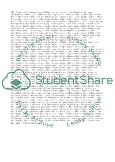 Change-Oriented Leadership