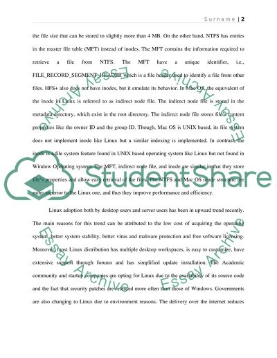 Linux and Mac File Systems