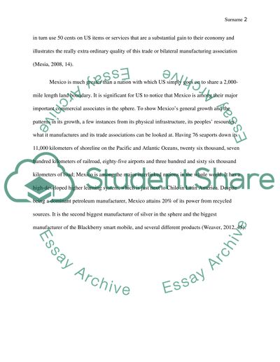 Mexican Trade and Exports