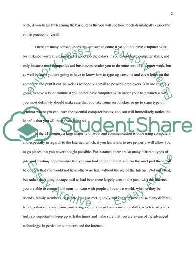 Importance of Mastering Computer Skills in the 21st Century