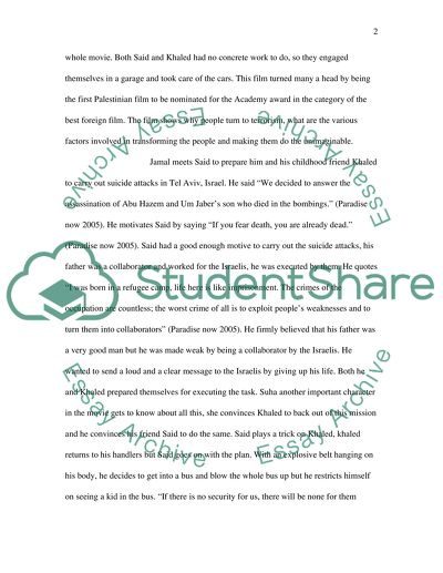 Paradise by Hany Abu-Assad