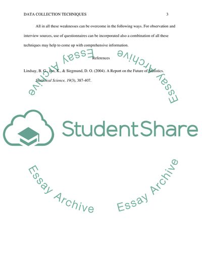 Data Collection Techniques