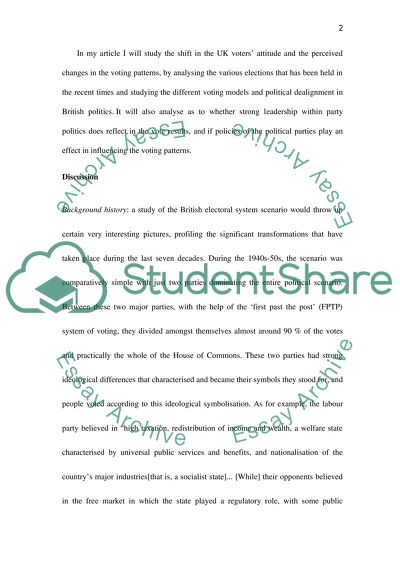 How People Vote in the UK