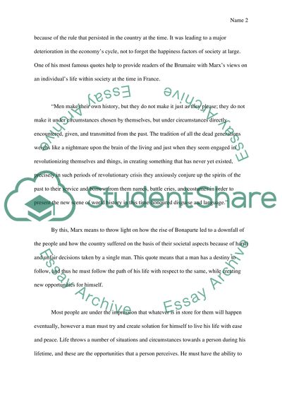 Eighteenth Brumaire of Louis Napoleon by Karl Marx