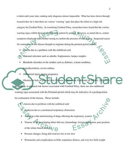 Treatment of Cerebral Palsy