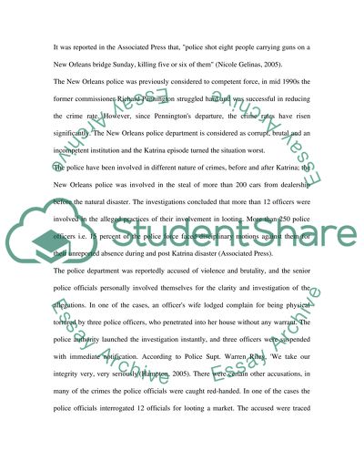 Police in New Orleans