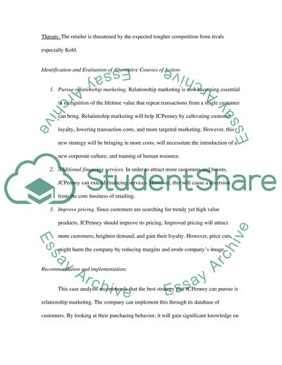 Turnaround of JCPenney